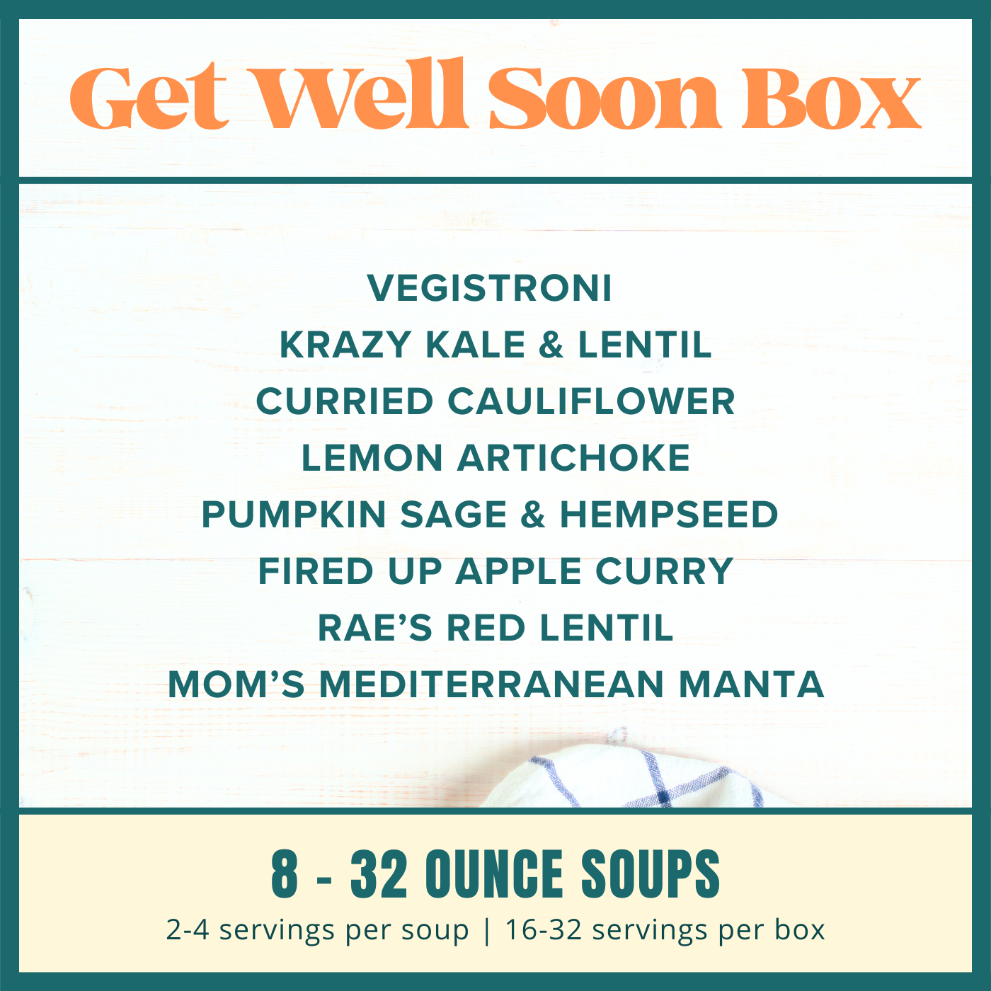 Get Well Soon Package (8 Soups)