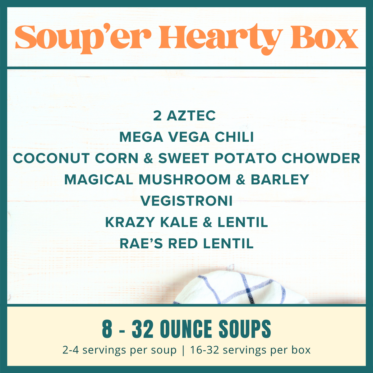 Souper Hearty Soups (8 SOUPS) Gino The Soup Man