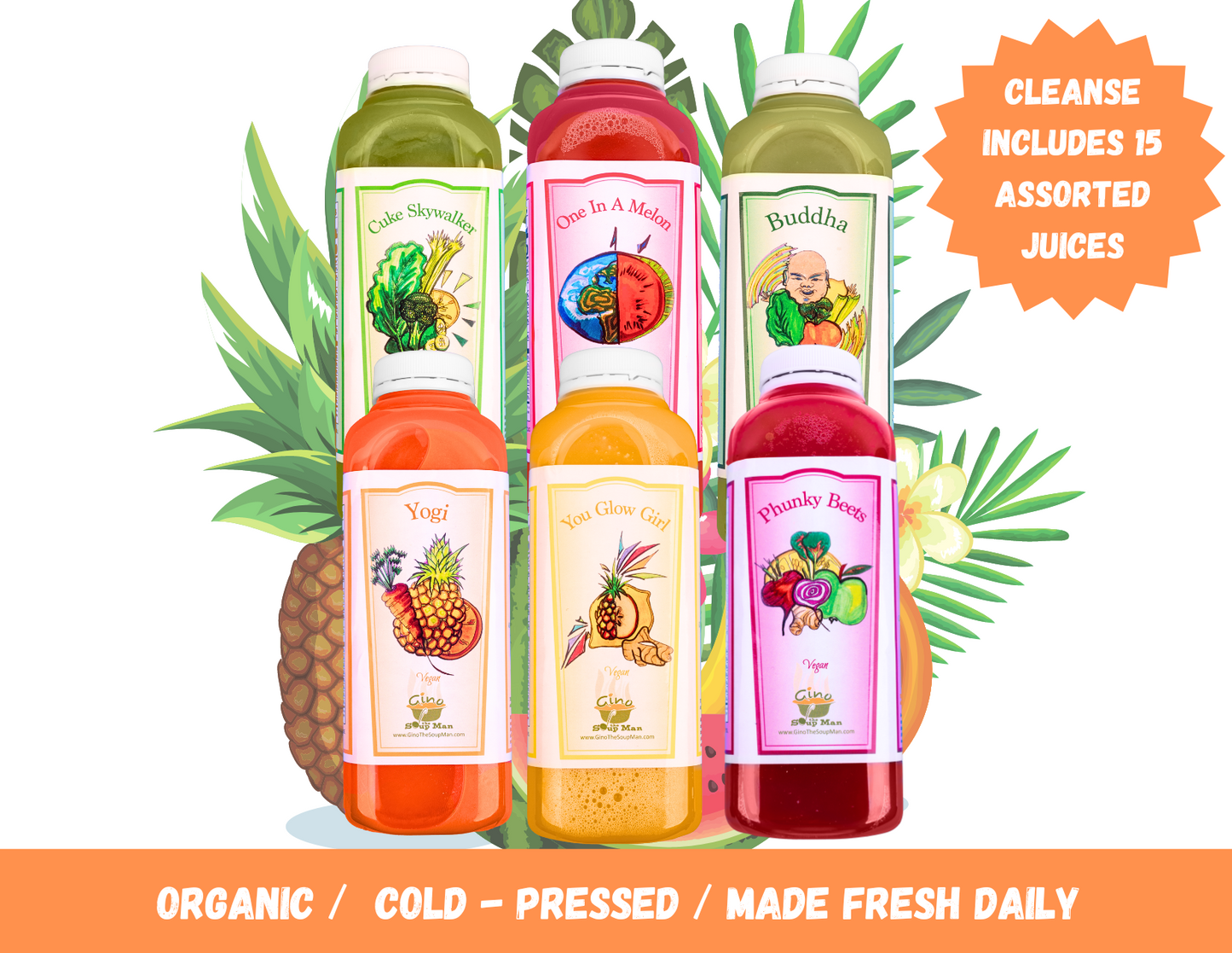 3 Day Organic Juice Cleanse