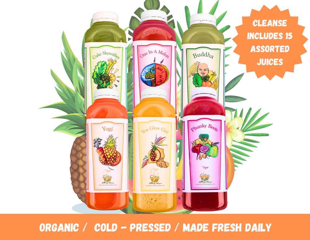 
                  
                    3 Day Organic Juice Cleanse
                  
                