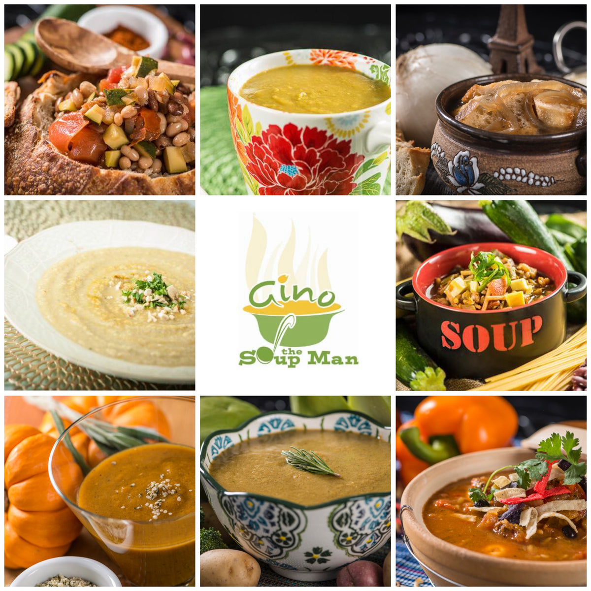 GlutenFree Soups (8 Soups) Gino The Soup Man